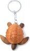 Schlüsselanhänger aus Holz - Wasserschildkröte Produktbild-Vorschau 1