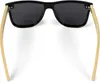 styleBREAKER Uni Monoglas Nerd Sonnenbrille mit Bambus Produktbild-Vorschau 4