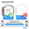 EAZY CASE Apple Watch Armband Metall 38mm/40mm/41mm  Produktbild-Vorschau 7