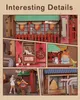 Puzzle 3D, Minicasa DIY Onsen Saga, Tonecheer, 383 pezzi Anteprima dell’immagine prodotto 4
