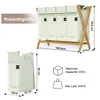 Product dimensions and capacity information for a laundry basket. Anteprima dell’immagine prodotto