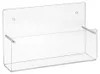 Wandprospekthalter DIN A6 Querformat Acrylglas Wandmontage Produktbild-Vorschau 1