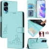 Etui en cuir pour Honor 90 Lite, étui à rabat avec fonction Voir les images du produit 1