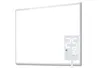 A white infrared heater panel with a digital display showing temperature settings. Produktbild-Vorschau