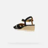 Geox Schwarze Damensandalen von Ischia Corda 37,5 Produktbild-Vorschau 5