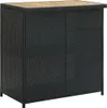 vidaXL 3-tlg. Bar-Set Poly Rattan Schwarz Produktbild-Vorschau 3
