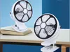 Verk 16034 Ventilátor s klipem USB, 1200 mAh, bíločerný Náhled obrázku produktu 3