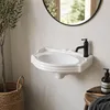 Umywalka Oxford – umywalka nablatowa ceramiczna z otworem Podgląd zdjęcia produktu 5