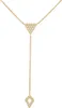 Juwelmalux Y-Kette 333/000 (8 Karat) Gold mit synth. Produktbild-Vorschau 1