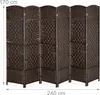 Paravento divisorio Relaxdays, A x L: 170 x 240 cm, Anteprima dell’immagine prodotto 4
