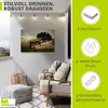 ARTland Wandbild Alu für Innen & Outdoor Lorbeerbaum Größe: Produktbild-Vorschau 2