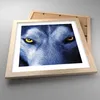 Gerahmtes Poster - Rahmen in heller Eiche - Schau der Wolf Produktbild-Vorschau 3