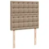 vidaXL Boxspringbett mit Matratze Cappuccino-Braun 90x190cm Produktbild-Vorschau 7