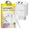 Awei Ład. Siat. Pd81T-Eu 22,5W + kabelusb + Usb-C Bílá/bílá Náhled obrázku produktu 2