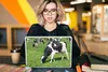 MuchoWow® Laptop Aufkleber Sticker Cover Kuh - Tiere - Gras Produktbild-Vorschau 5