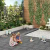 WOLTU WPC Terrassenfliesen Holzoptik Terrassendielen Fliese Produktbild-Vorschau 2