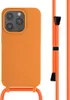 imoshion SilikonHülle mit Band iPhone 14 Pro - Orange Produktbild-Vorschau 1