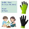 12 x Arbeitshandschuhe Kinder Latex Gartenhandschuhe Kinder Produktbild-Vorschau 2