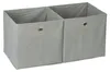 4 boîtes de rangement en tissu, carrées, pour étagère, Voir les images du produit 9