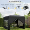 Outsunny Pavillon ca.3x3m, wasserabweisend Stabil Produktbild-Vorschau 4