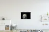 MuchoWow® Textilposter Eule - Vogel - Orange - Schwarz Produktbild-Vorschau 2
