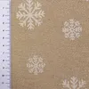 SCHÖNER LEBEN. Tischdecke Schneeflocken gold beige eckig Produktbild-Vorschau 4