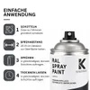 Kenzopaints RAL 9016 Verkehrsweiß Spraydose 400ml Produktbild-Vorschau 5