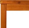 A close-up view of the corner of a wooden table. Náhled obrázku produktu