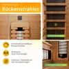 Artsauna Infrarotkabine Kiruna90 Premium - Vollspektrum- & Produktbild-Vorschau 4