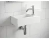 Differnz Handwaschbecken-Set Hura L 40 x 22 cm Keramik weiß Produktbild-Vorschau 2