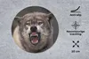 MuchoWow® Mauspad Mousepad Wolf - Maul - Zähne 20x20 cm - Produktbild-Vorschau 2