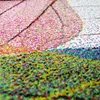 Tapis de salon chambre à coucher motif feuilles facile Voir les images du produit 2