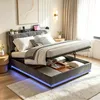 INONEFT Boxspringbett Polsterbett 160x200 mit LED und Produktbild-Vorschau 1