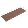 Stufenmatten 15 Stk. 65x21x4 cm Braun Produktbild-Vorschau 6