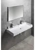 Sapho Orinoko - Lavabo doppio 1000x420 mm, con sfioratore, Anteprima dell’immagine prodotto 3
