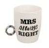 Zestaw kubków do kawy Out of the Blue Mr Right & Mrs Always Podgląd zdjęcia produktu 3