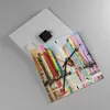 Wanduhr - Quadrat - Glasuhr - Mädchen Vogel - 30x30cm - Produktbild-Vorschau 2