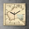 Coloray Uhr auf Leinwand 30x30 cm Wand Uhr Dekoration Produktbild-Vorschau 2
