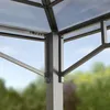 TOOLPORT Gazebo da Giardino 3x3 m Telaio in Alluminio Tetto Anteprima dell’immagine prodotto 11