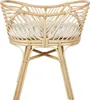 BELIANI Stubenbett Natürlicher Farbton Rattan mit Gestell Produktbild-Vorschau 1