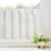 Okenní závěs 60x150 Clarie white ready for tunnel z matné Náhled obrázku produktu 6