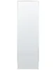 A full-length mirror with a silver frame stands against a white background. Náhled obrázku produktu