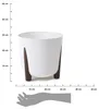 HowHomely Blumentopf Rund 28 cm Höhe, Pflanzkübel mit Produktbild-Vorschau 3