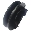 A black pulley wheel is shown against a white background. Produktbild-Vorschau