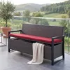 Poly-Rattan 3er Sitzbank MCW-F39, Gartenbank Truhenbank, Produktbild-Vorschau 1