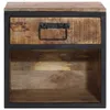 vidaXL Nachttisch 40x35x40 cm Massivholz Mango Produktbild-Vorschau 2
