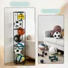 Relaxdays, portaball, dimensioni: 148,5 x 33 cm, 4 ruote Anteprima dell’immagine prodotto 3