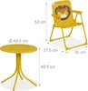 Set di sedie per bambini Relaxdays Camping, motivo leone, Anteprima dell’immagine prodotto 4