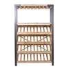 Portabottiglie HWC-D60, portabottiglie mobile bar Anteprima dell’immagine prodotto 1