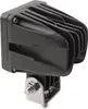 A black LED work light with a silver mounting bracket is shown against a white background. Produktbild-Vorschau
